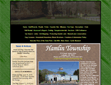 Tablet Screenshot of hamlintownship.org